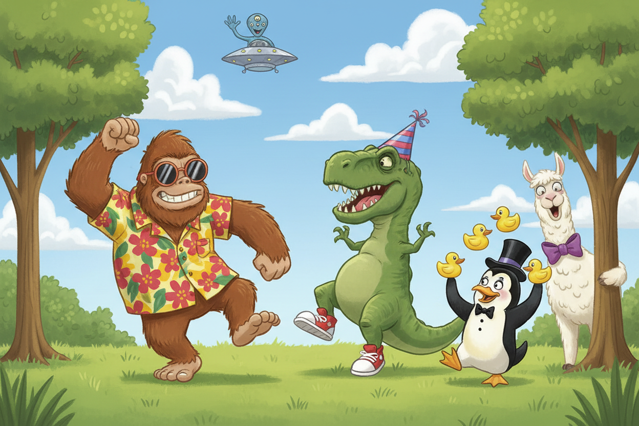 replace the unicorn with soemthing else